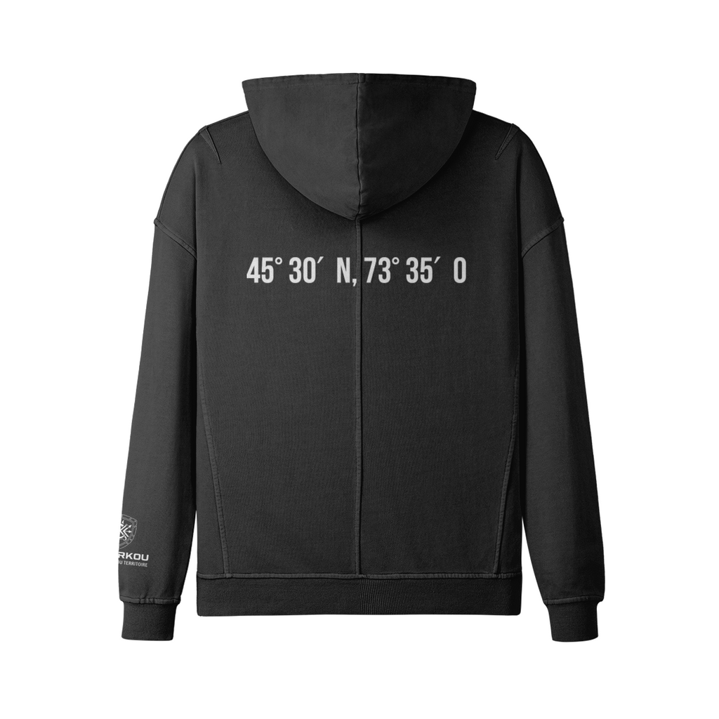 Hoodie Koureur-des-Bois CONTRKOU capuche — vêtement technique chasse pêche Québec