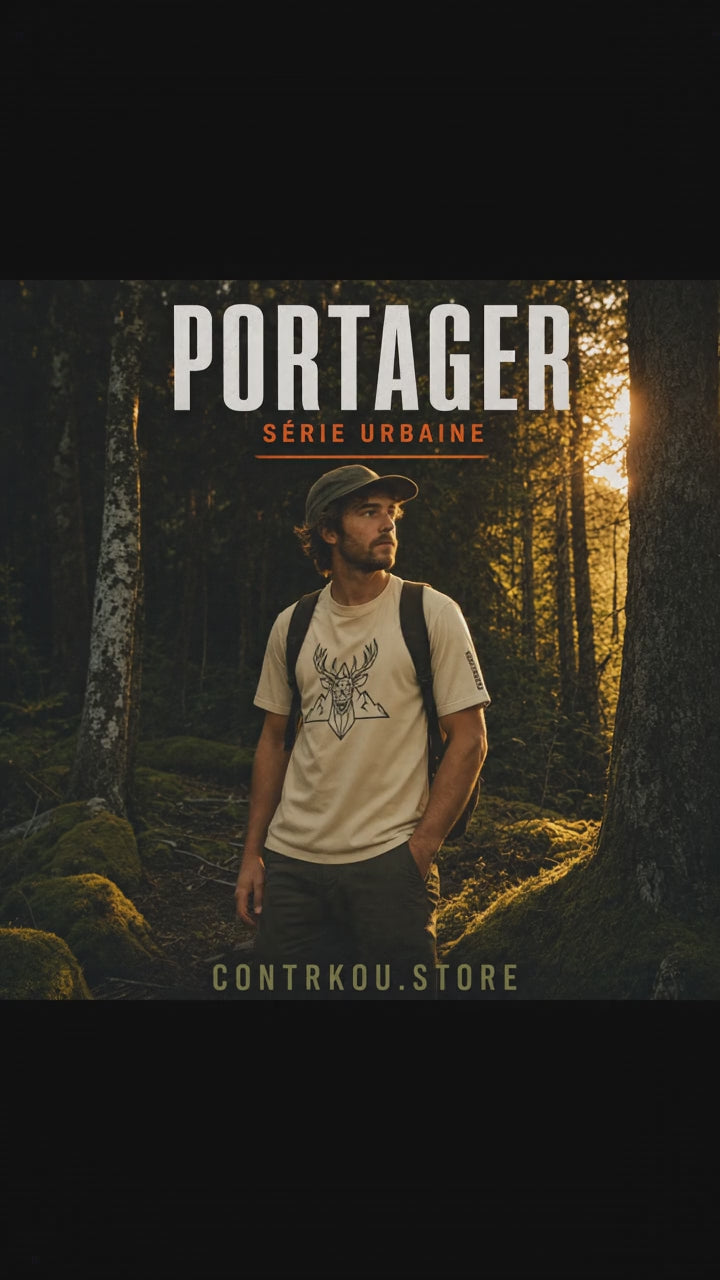 T-SHIRT PORTAGER - Série Urbaine
