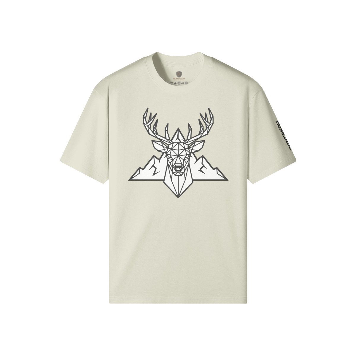 T-Shirt Portager CONTRKOU coloris Pale Oak — forêt mixte québécoise — t-shirt plein air CONTRKOU
