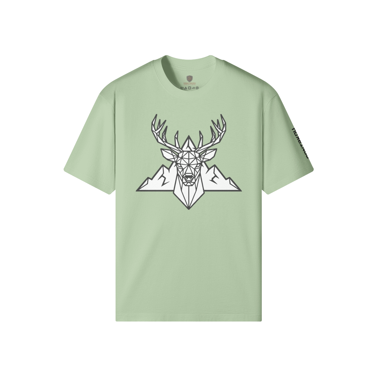 T-Shirt Portager CONTRKOU coloris Light Mint — eau vive rivière boréale — portage Québec