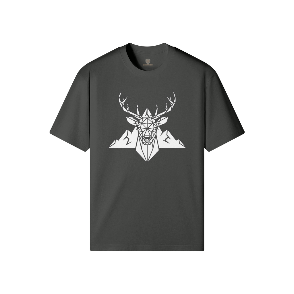 T-Shirt Portager CONTRKOU coloris Carbon Gray — fumée de camp rive — Série Urbaine Québec