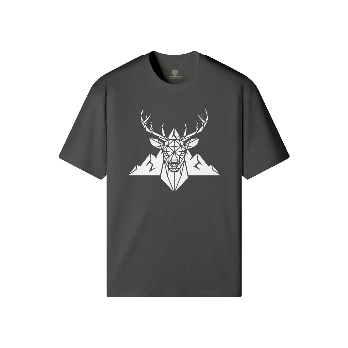 T-Shirt Portager CONTRKOU coloris Carbon Gray — fumée de camp rive — Série Urbaine Québec